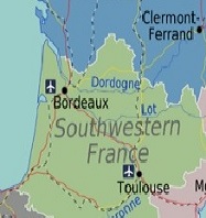 Dordogne France Map