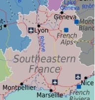French Alps Map