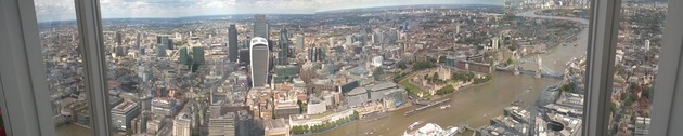 View from the top of The Shard #shard
